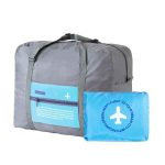Sac pliable voyage bleu happy flight audacieux